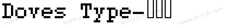 Doves Type字体转换